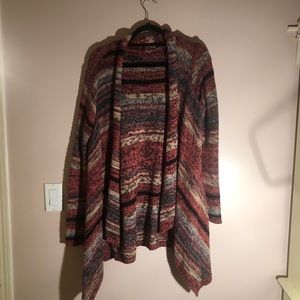 American Eagle Multi-Color Cardigan Sweater